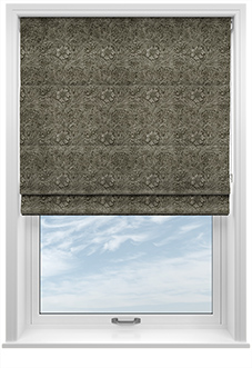 William Morris At Home Marigold Velvet, Iron - Roman Blind